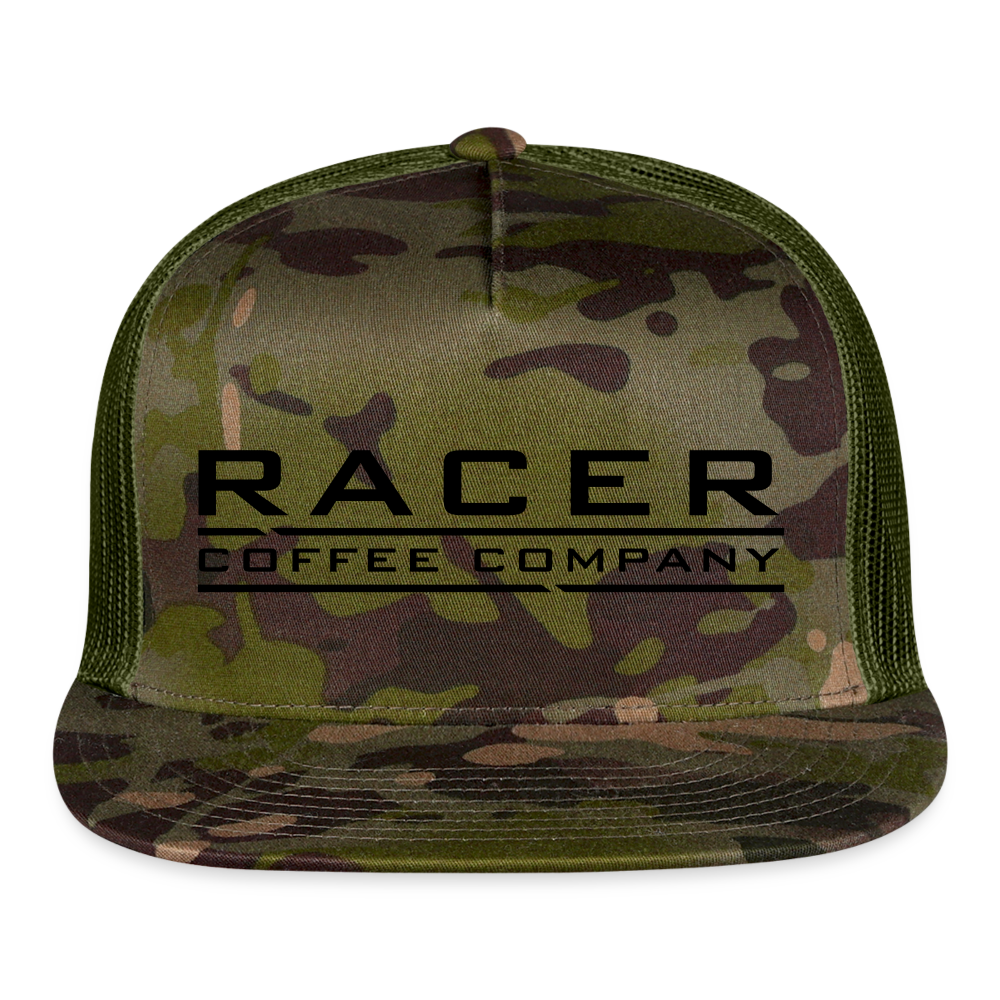 RACER Camo Line Trucker Caps - MultiCam\green