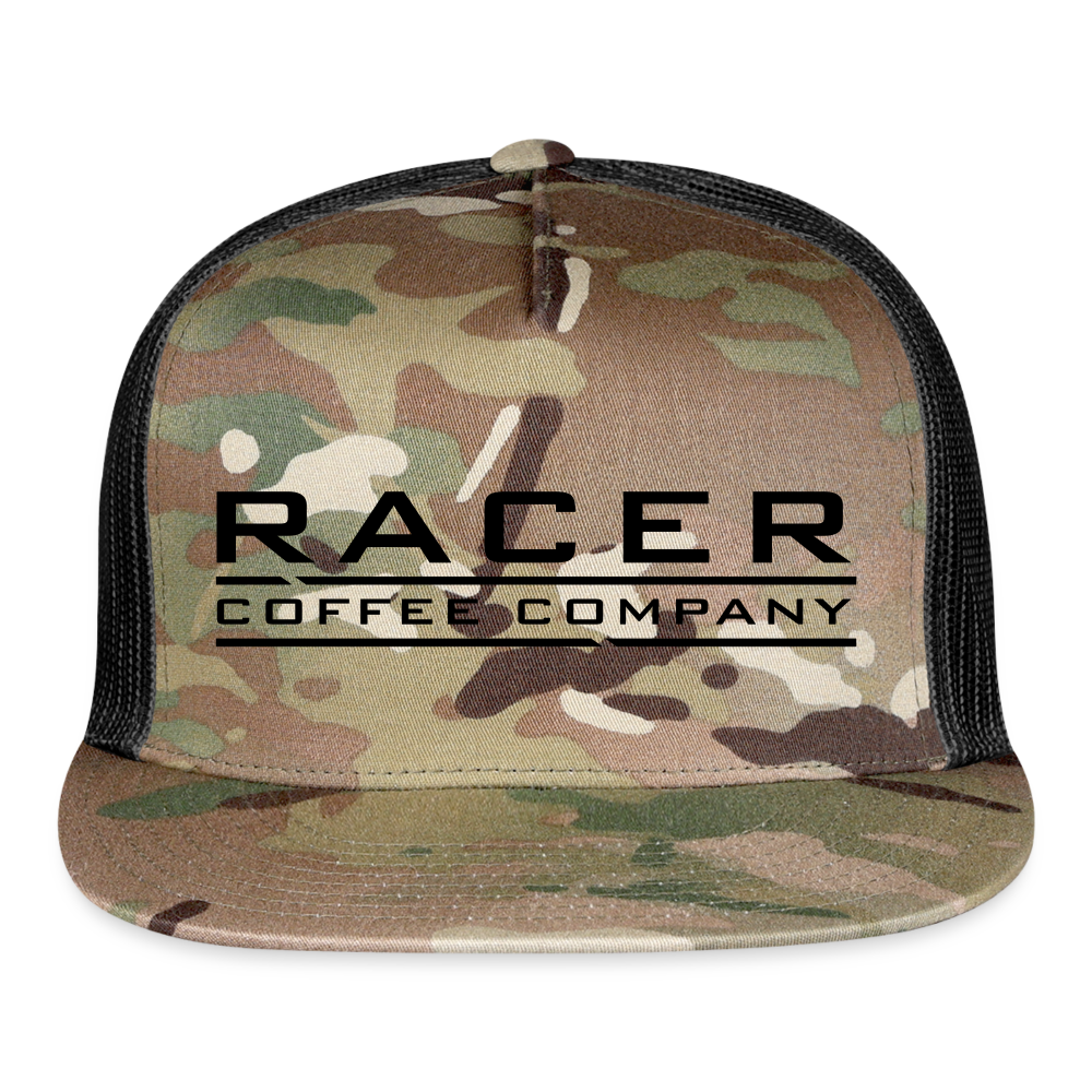 RACER Camo Line Trucker Caps - MultiCam\black