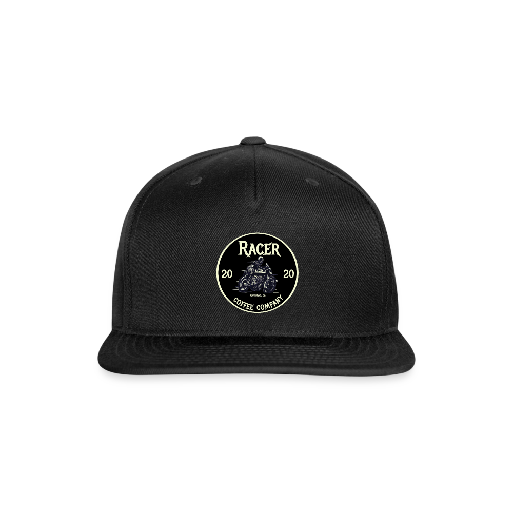 Vintage Black Snapback - black