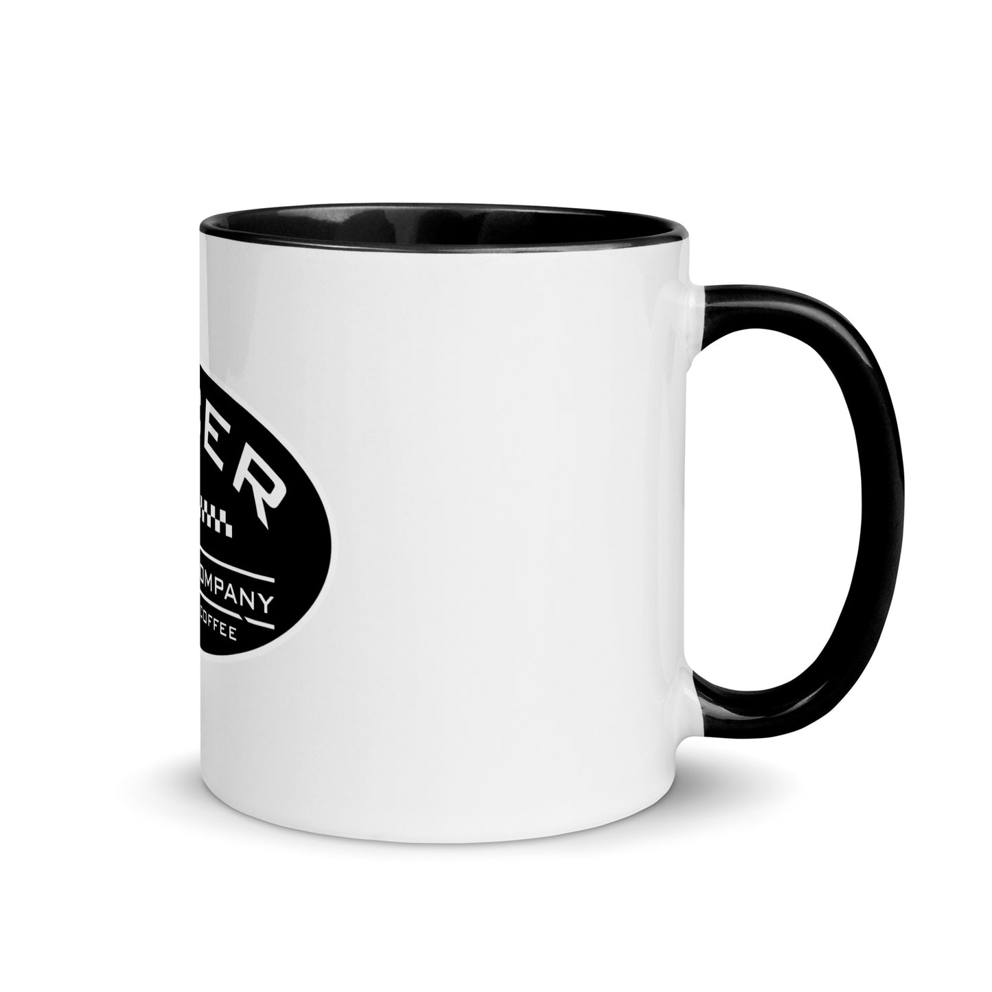 Racer Badge - Two Tone Mug