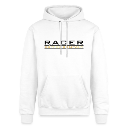 "The Racer" - Champion Powerblend Hoodie - white