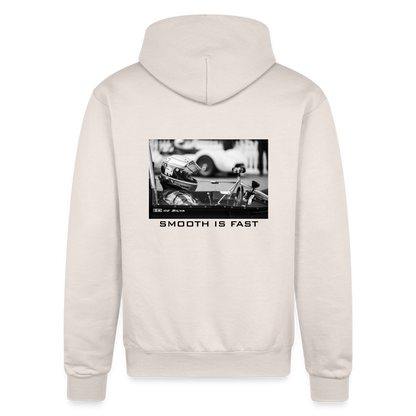 "The Racer" - Champion Powerblend Hoodie - Sand