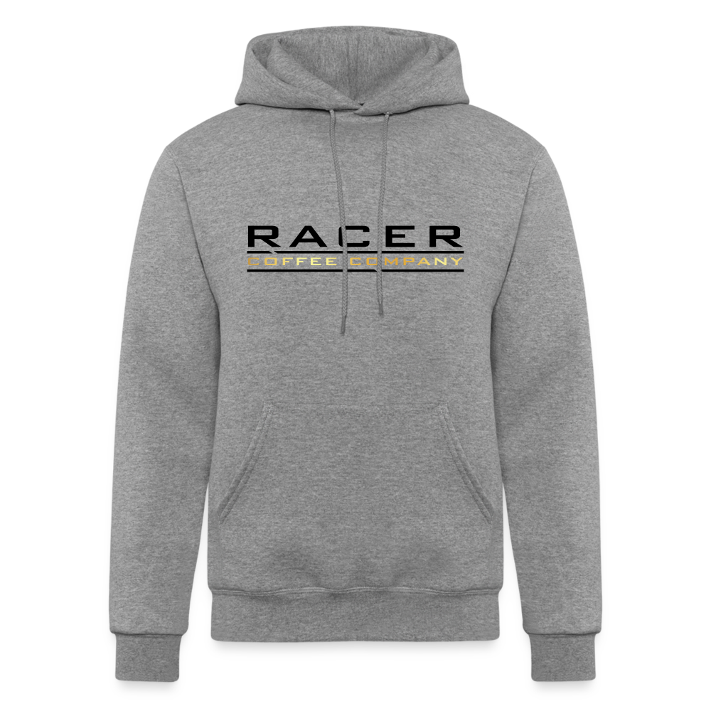 "The Racer" - Champion Powerblend Hoodie - heather gray