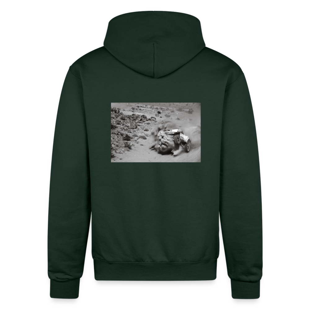 Off Road Racer - Full Send Hoodie - Dark Green