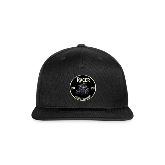 Vintage Black Snapback - black