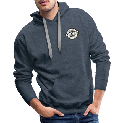 Men’s Premium Racer Hoodie - heather denim