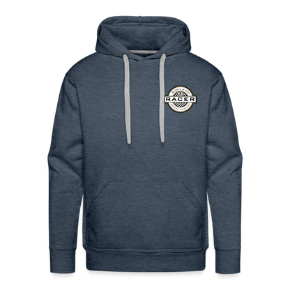 Men’s Premium Racer Hoodie - heather denim
