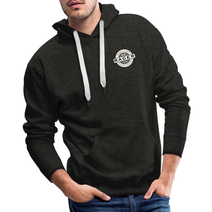 Men’s Premium Racer Hoodie - charcoal grey