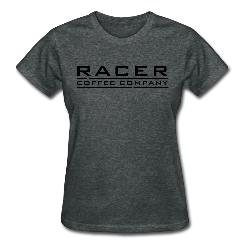 Racer Coffee Ladies T-Shirt - deep heather