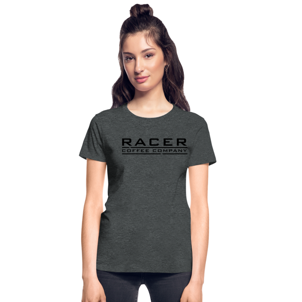 Racer Coffee Ladies T-Shirt - deep heather