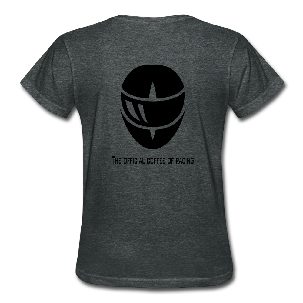 Racer Coffee Ladies T-Shirt - deep heather