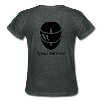 Racer Coffee Ladies T-Shirt - deep heather