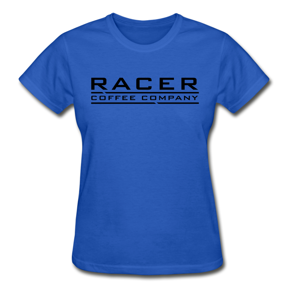 Racer Coffee Ladies T-Shirt - royal blue