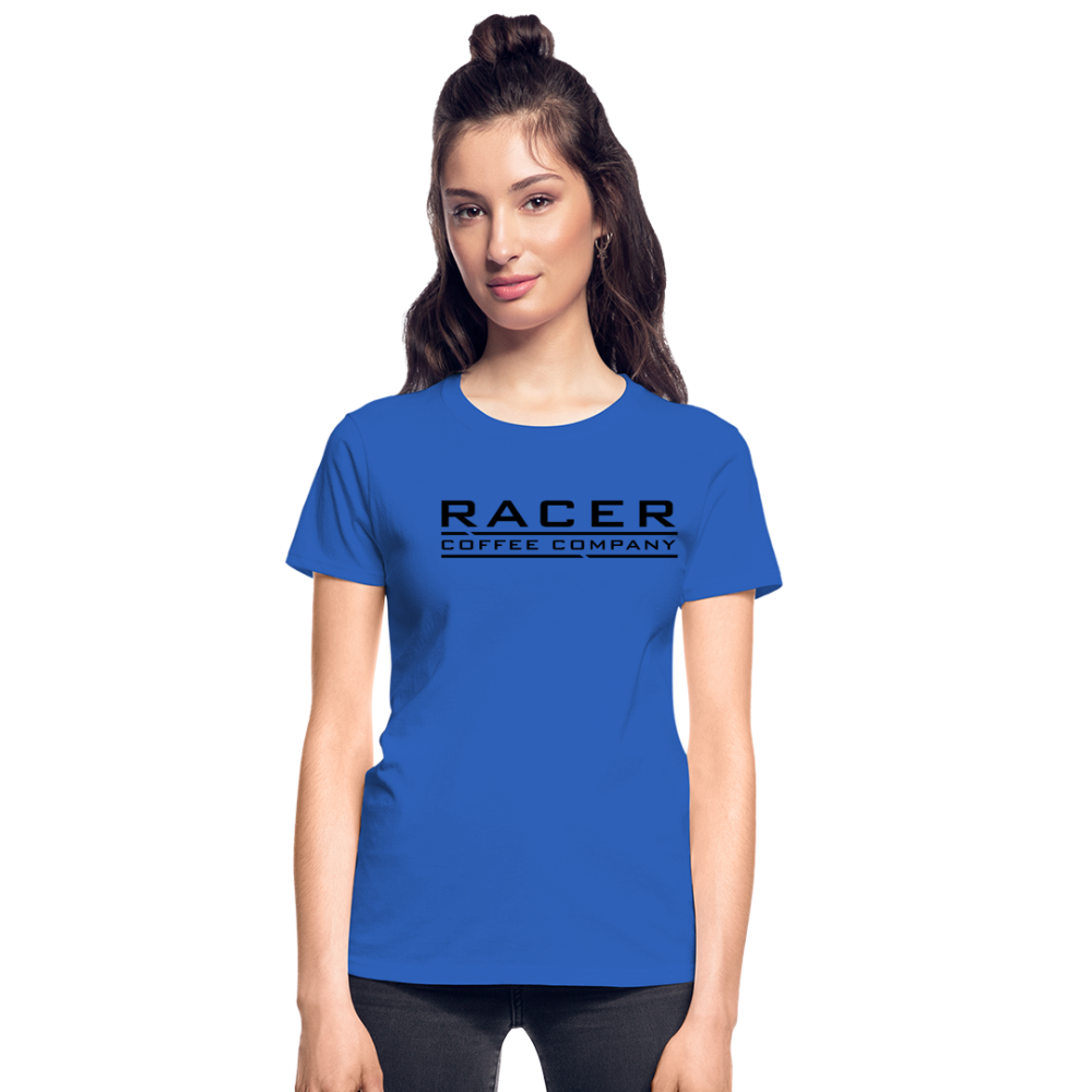 Racer Coffee Ladies T-Shirt - royal blue