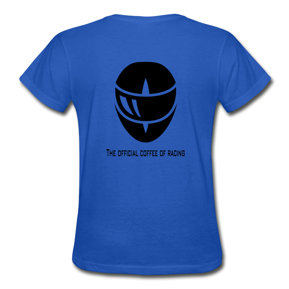 Racer Coffee Ladies T-Shirt - royal blue