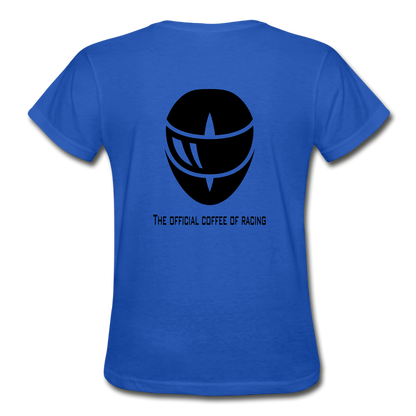 Racer Coffee Ladies T-Shirt - royal blue