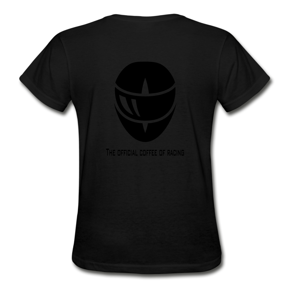 Racer Coffee Ladies T-Shirt - black