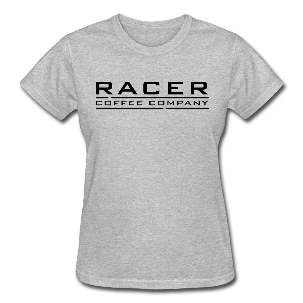 Racer Coffee Ladies T-Shirt - heather gray