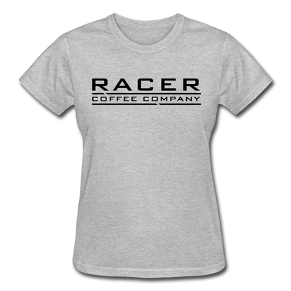 Racer Coffee Ladies T-Shirt - heather gray