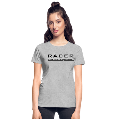 Racer Coffee Ladies T-Shirt - heather gray