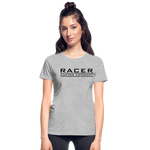 Racer Coffee Ladies T-Shirt - heather gray