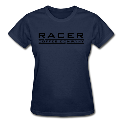 Racer Coffee Ladies T-Shirt - navy