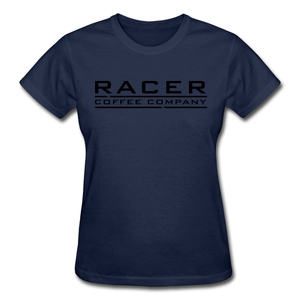 Racer Coffee Ladies T-Shirt - navy