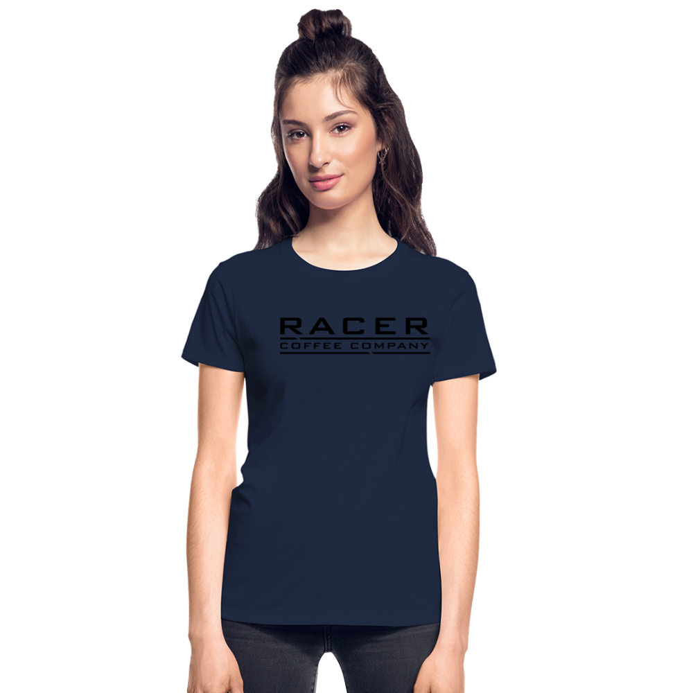 Racer Coffee Ladies T-Shirt - navy