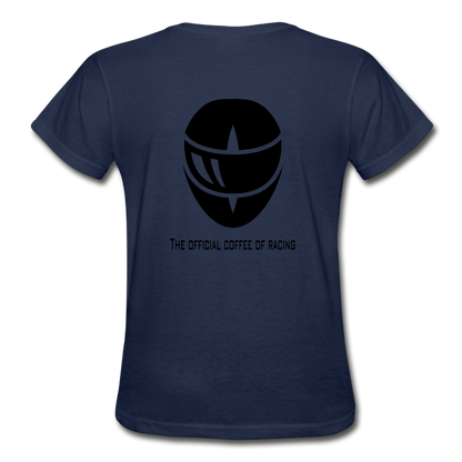 Racer Coffee Ladies T-Shirt - navy