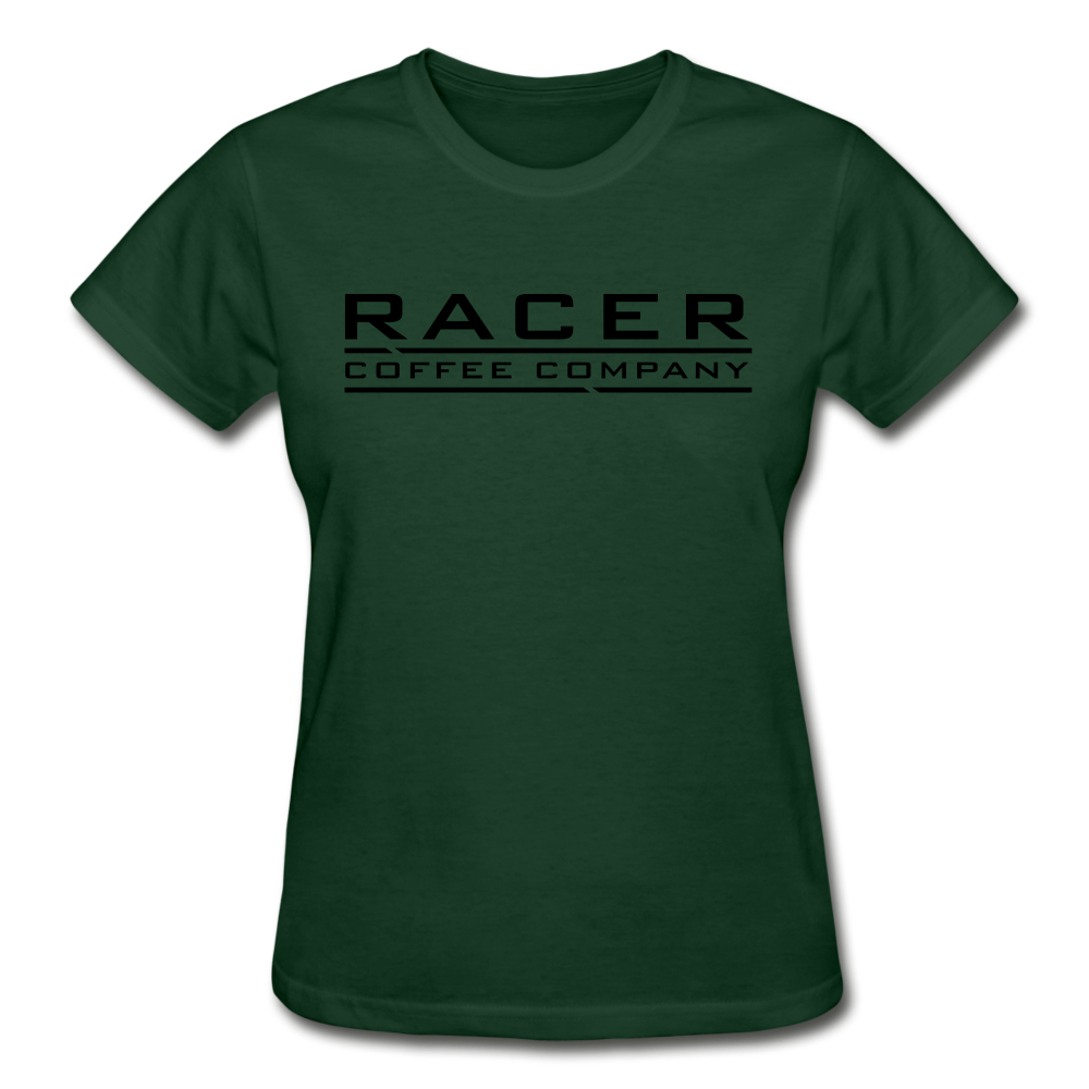 Racer Coffee Ladies T-Shirt - forest green