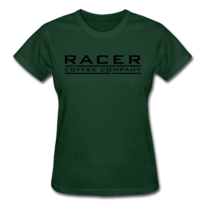 Racer Coffee Ladies T-Shirt - forest green