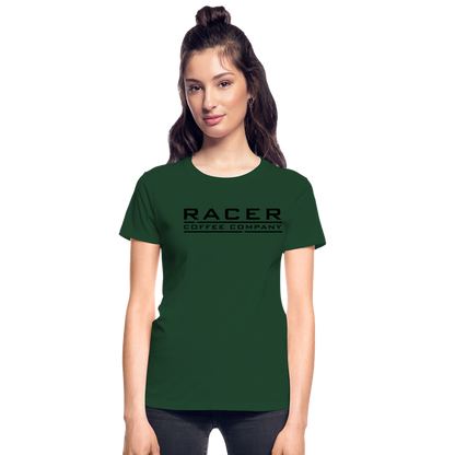 Racer Coffee Ladies T-Shirt - forest green
