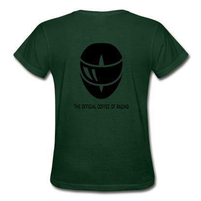Racer Coffee Ladies T-Shirt - forest green