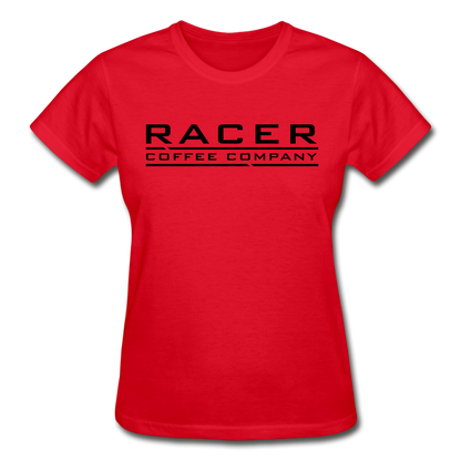 Racer Coffee Ladies T-Shirt - red