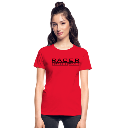 Racer Coffee Ladies T-Shirt - red