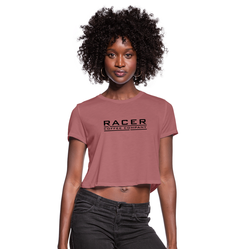 Women's Cropped T-Shirt - mauve