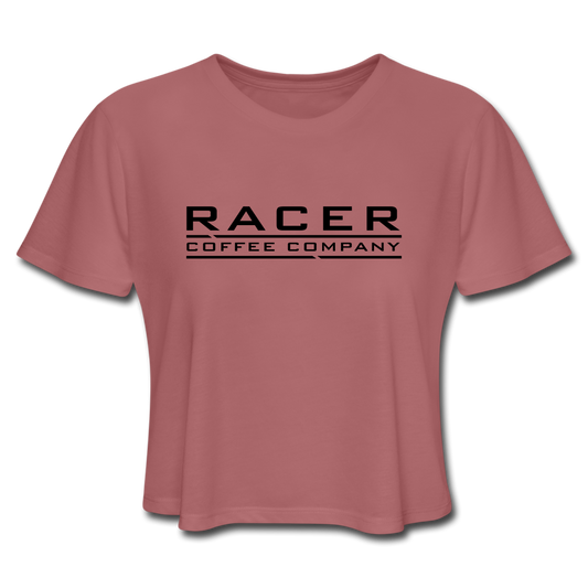 Women's Cropped T-Shirt - mauve