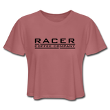 Women's Cropped T-Shirt - mauve