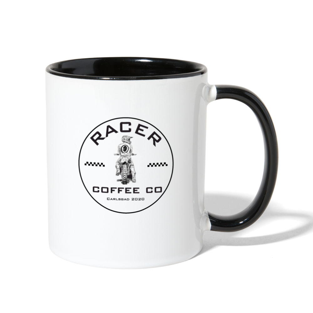 Race Day Mug - white/black