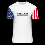 America and Racing Tee - white