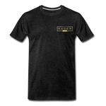 Premium Organic Tee - Racer Winged Badge - charcoal grey