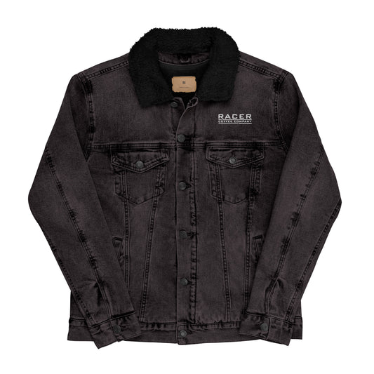 Racer - Unisex denim sherpa jacket